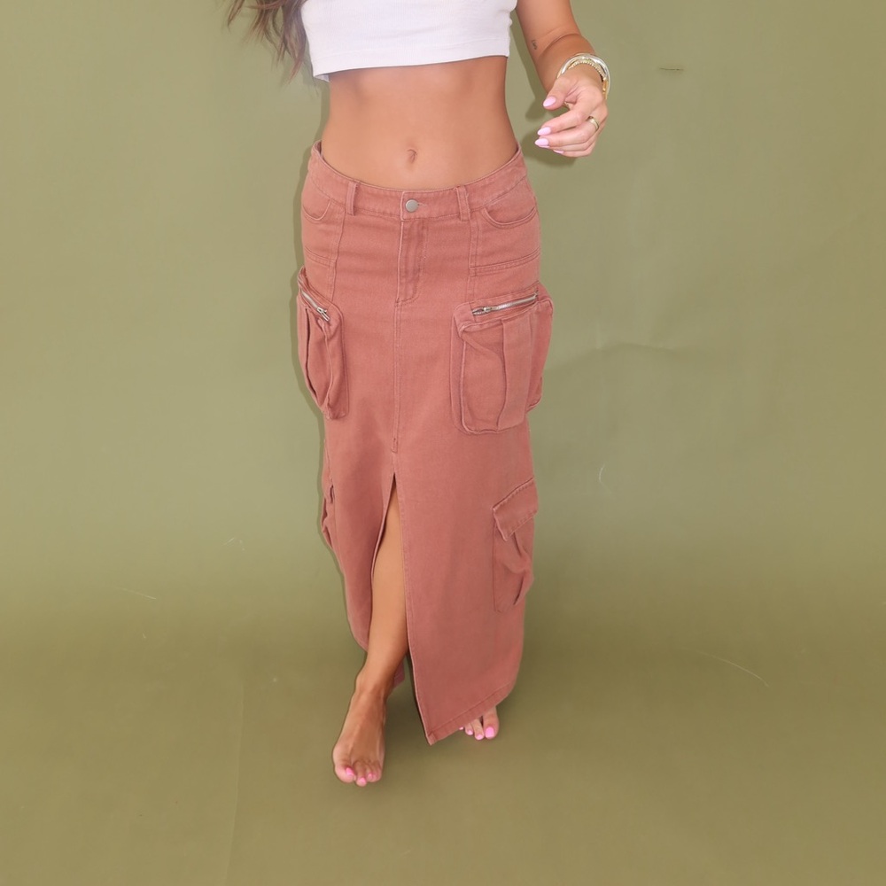 Boutique cargo skirt never worn